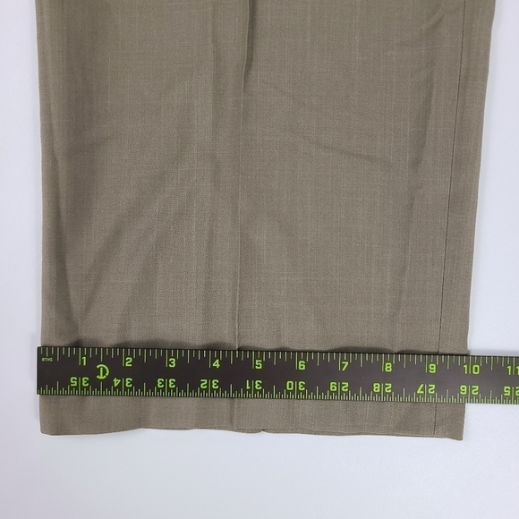 NWT Haggar Dress Pant Men's size 44 x 30 Smart Fiber Comfort Waist Tan - Picture 11 of 12